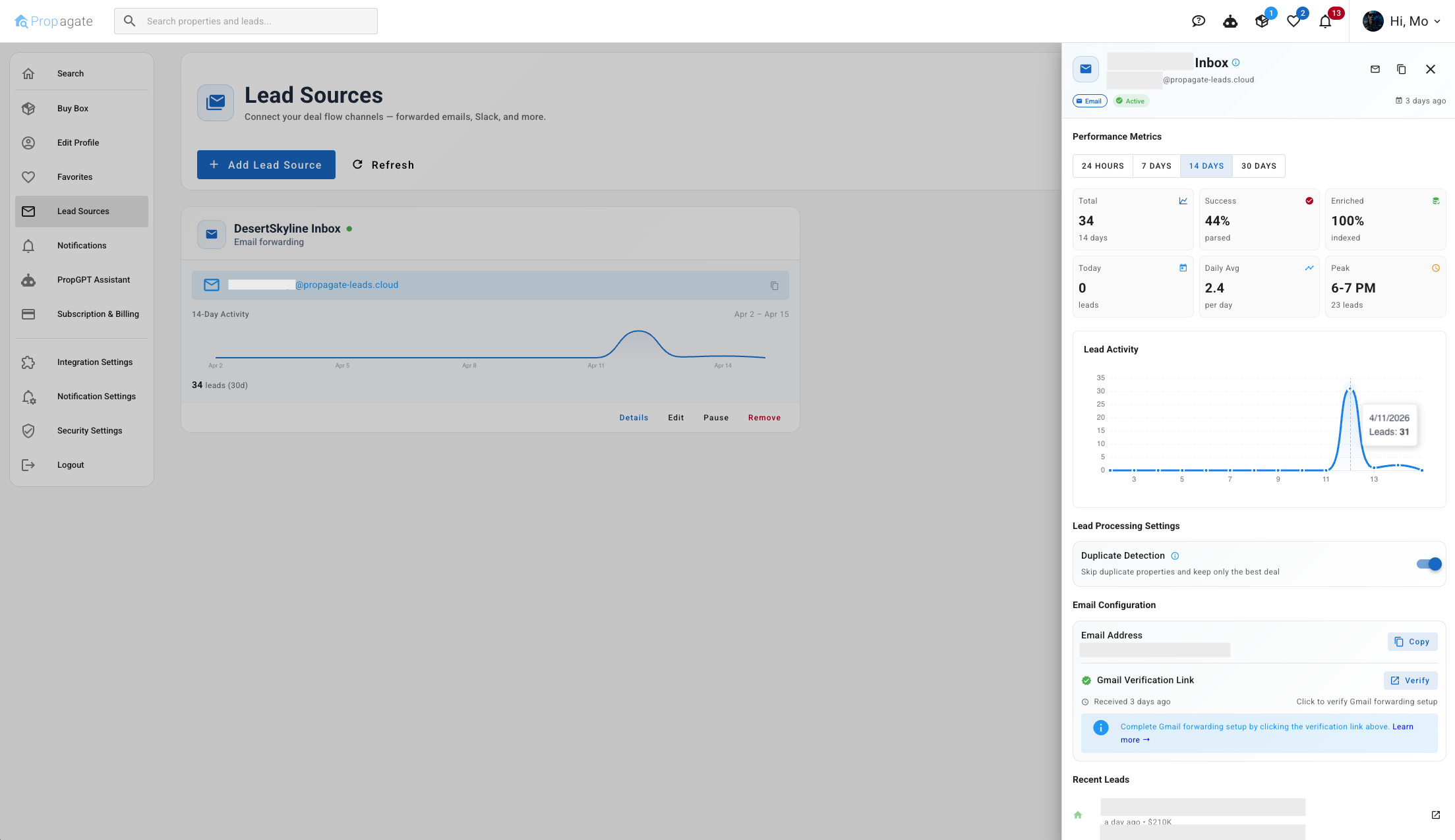 Unified Lead Sources Dashboard