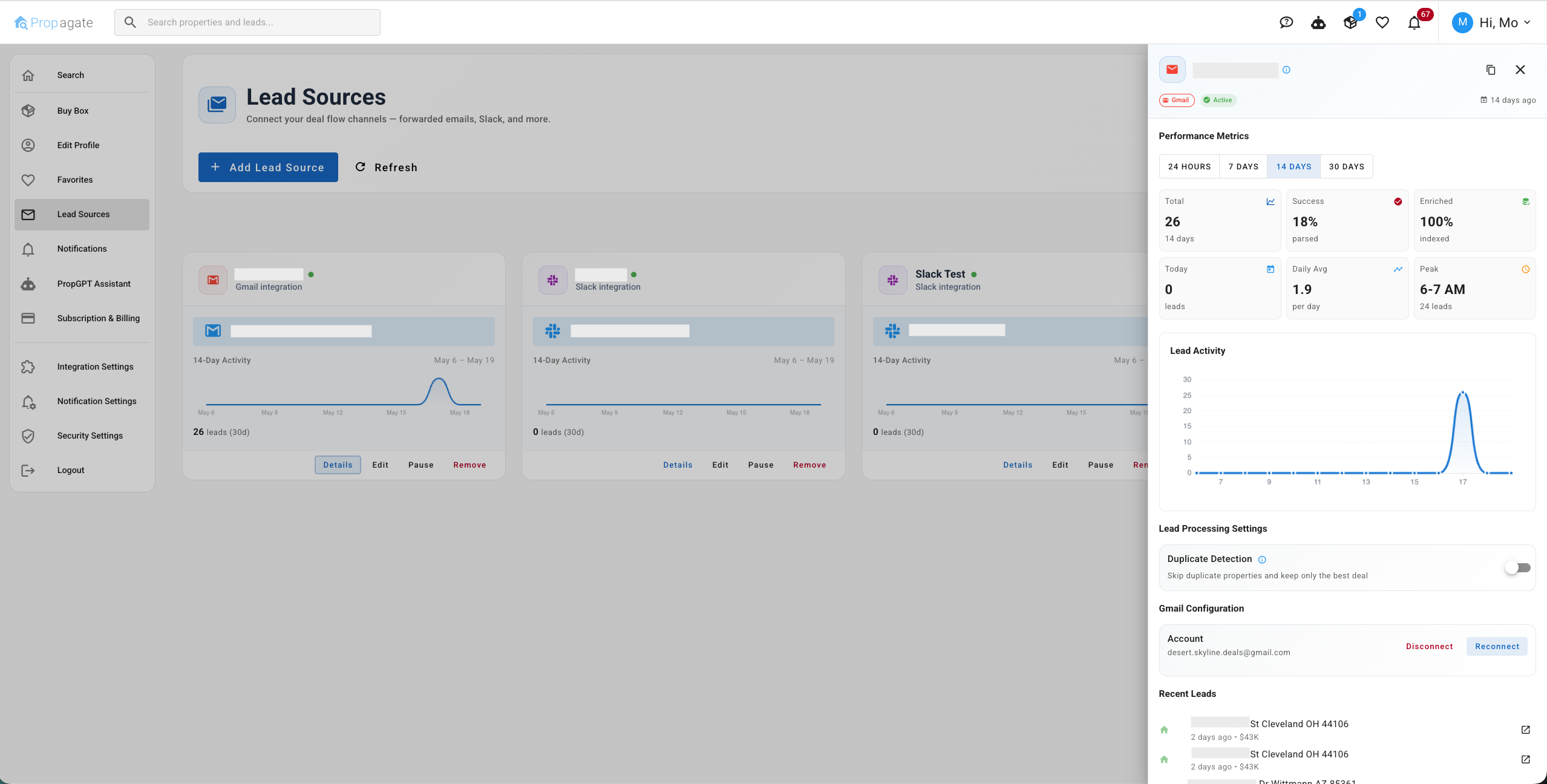 Unified Lead Sources Dashboard